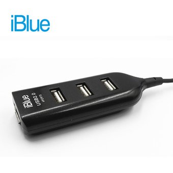 HUB, IBLUE, 4 PORT 2.0 52054 NEGRO