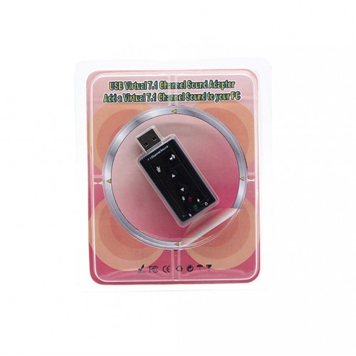 ADAPTADOR, S/M, TARJETA DE SONIDO USB VIRTUAL 7.1 CHAN