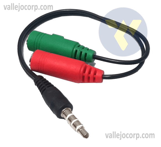 CABLE, S/M, 1 PLUG ST 3F X 2 JACK