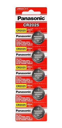 PILA LITHIUM, PANASONIC, CR 2025